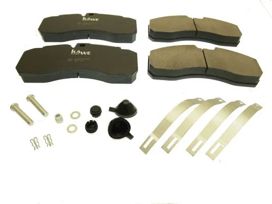 Kit de plaquettes de frein, frein à disque KAWE 88104
