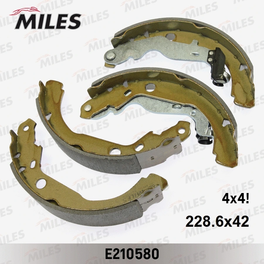 Jeu de mâchoires de frein MILES E210580