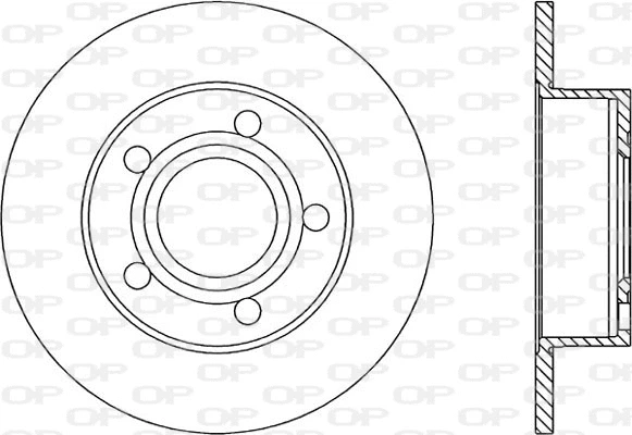 Disque de frein OPEN PARTS BDR1742.10