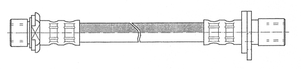 Flexible de frein CEF 511672