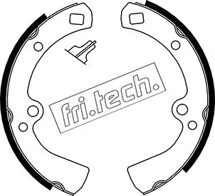 Jeu de mâchoires de frein fri.tech. 1067.134