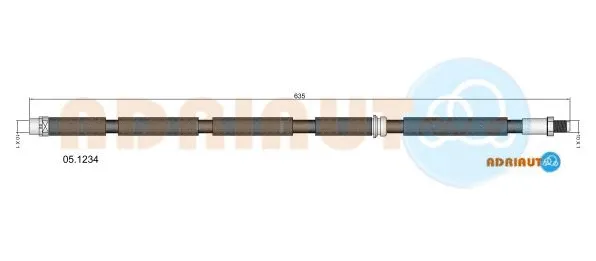 Flexible de frein ADRIAUTO 05.1234