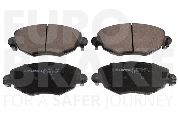 Kit de plaquettes de frein, frein à disque EUROBRAKE 5502222553