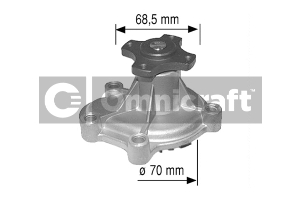 Pompe à eau, refroidissement du moteur Omnicraft 2317272