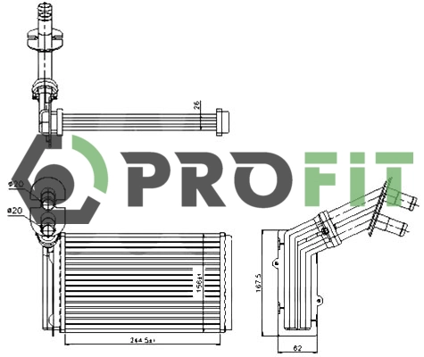 Système de chauffage PROFIT 1760-0007