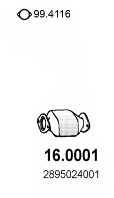 Catalyseur ASSO 16.0001