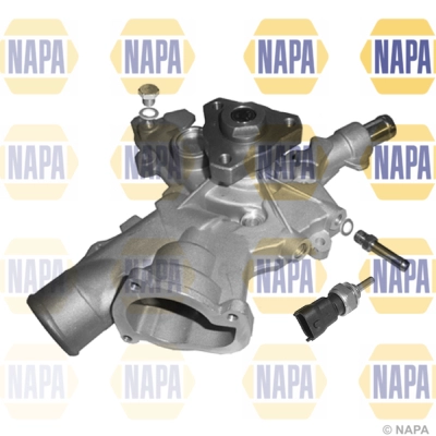 Pompe à eau, refroidissement du moteur NAPA NWP1540
