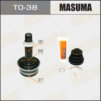 Jeu de joints, arbre de transmission MASUMA TO-38