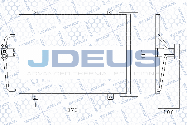 Condenseur, climatisation JDEUS 723M57