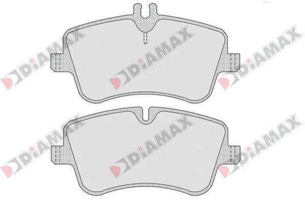 Kit de plaquettes de frein, frein à disque DIAMAX N09162