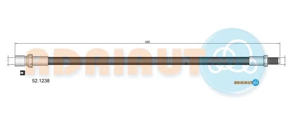 Flexible de frein ADRIAUTO 52.1238