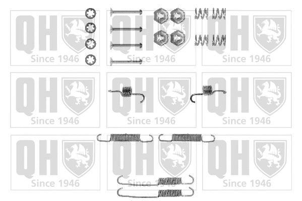 Kit d'accessoires, mâchoire de frein QUINTON HAZELL BFK272