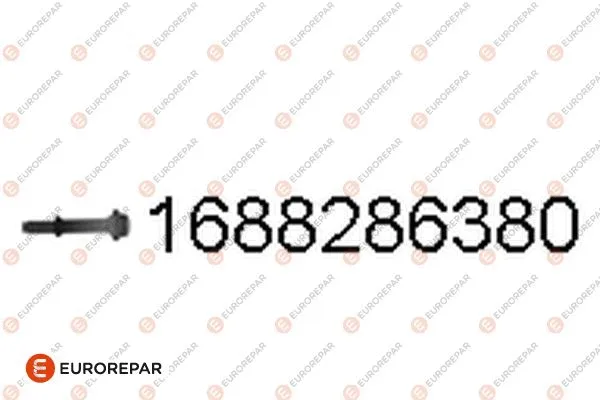 Vis, système d'échappement EUROREPAR 1688286380