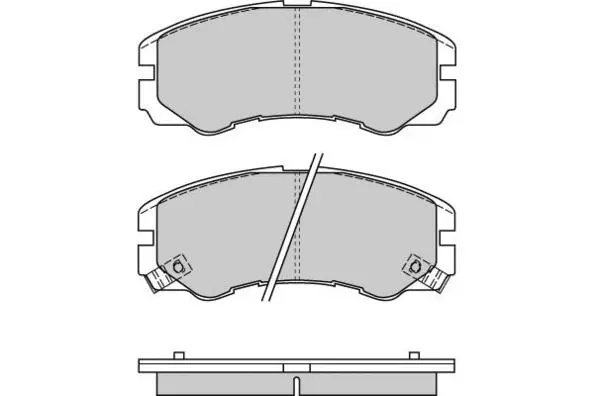 Kit de plaquettes de frein, frein à disque E.T.F. 12-0580