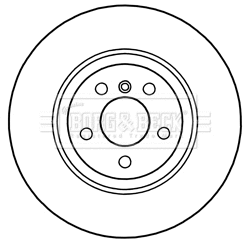 Disque de frein BORG & BECK BBD6041S