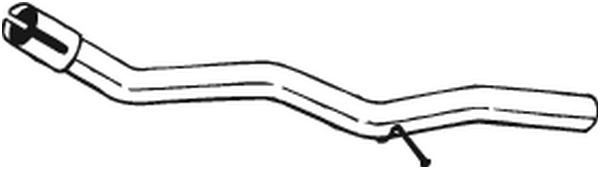 Tuyau d'échappement KLOKKERHOLM 387-409