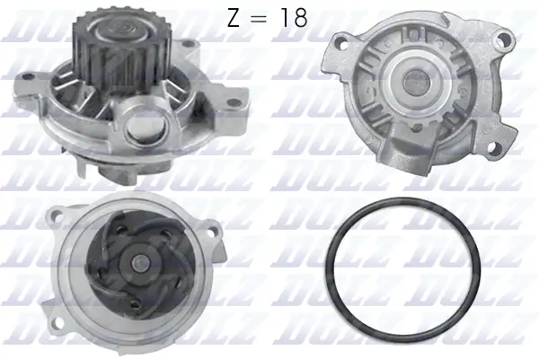 Pompe à eau, refroidissement du moteur DOLZ A178