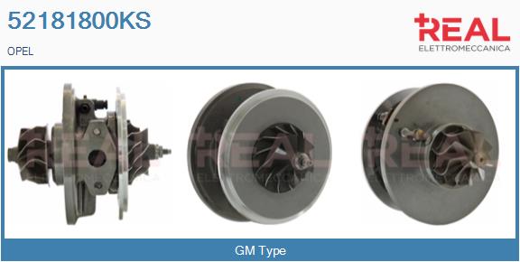 Groupe carter, turbocompresseur REAL 52181800KS