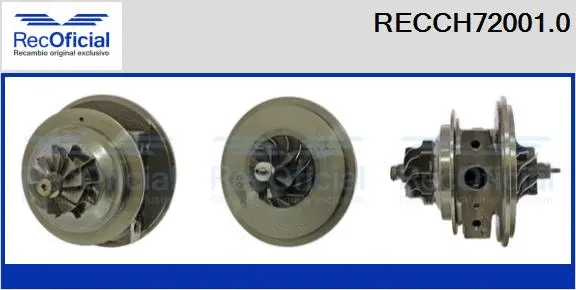 Groupe carter, turbocompresseur RECOFICIAL RECCH72001.0