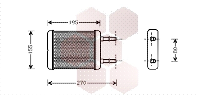 Système de chauffage VAN WEZEL 82006064