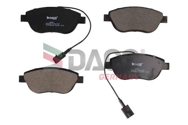 Kit de plaquettes de frein, frein à disque DACO Germany 320905