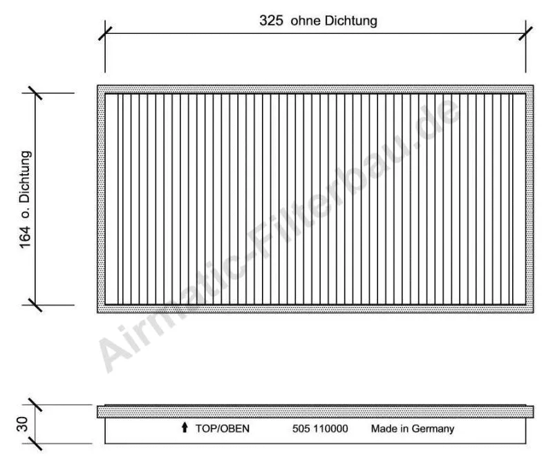 Filtre, air de l'habitacle AIRMATIC Filterbau IF0505