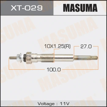 Bougie de préchauffage MASUMA XT-029