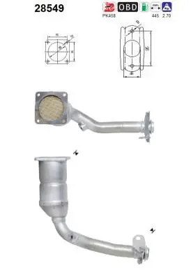 Catalyseur AS 28549