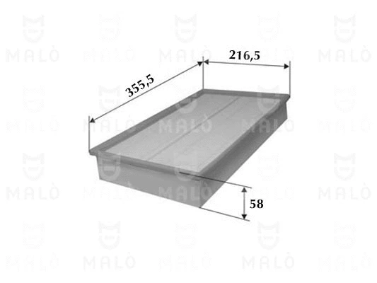 Filtre à air AKRON-MALÒ 1500503