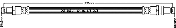 Flexible de frein JURATEK JBH1065