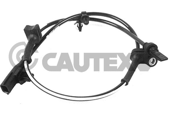 Capteur, vitesse de roue CAUTEX 755272