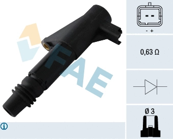 Bobine d'allumage FAE 80309