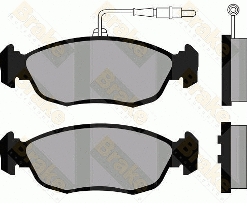 Kit de plaquettes de frein, frein à disque Brake ENGINEERING PA975