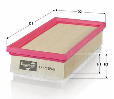 Filtre à air TECNECO FILTERS AR1758PMS
