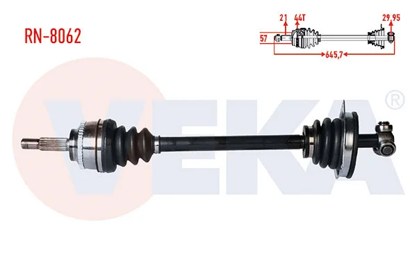 Arbre de transmission VEKA RN-8062