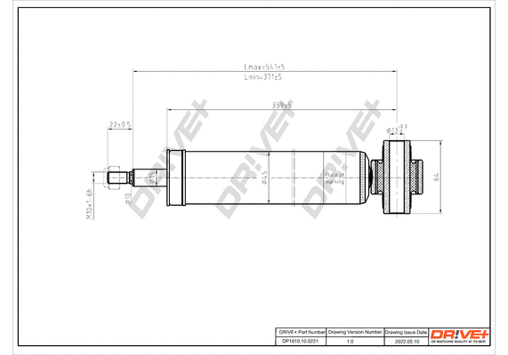 Amortisseur Dr!ve+ DP1610.10.0221