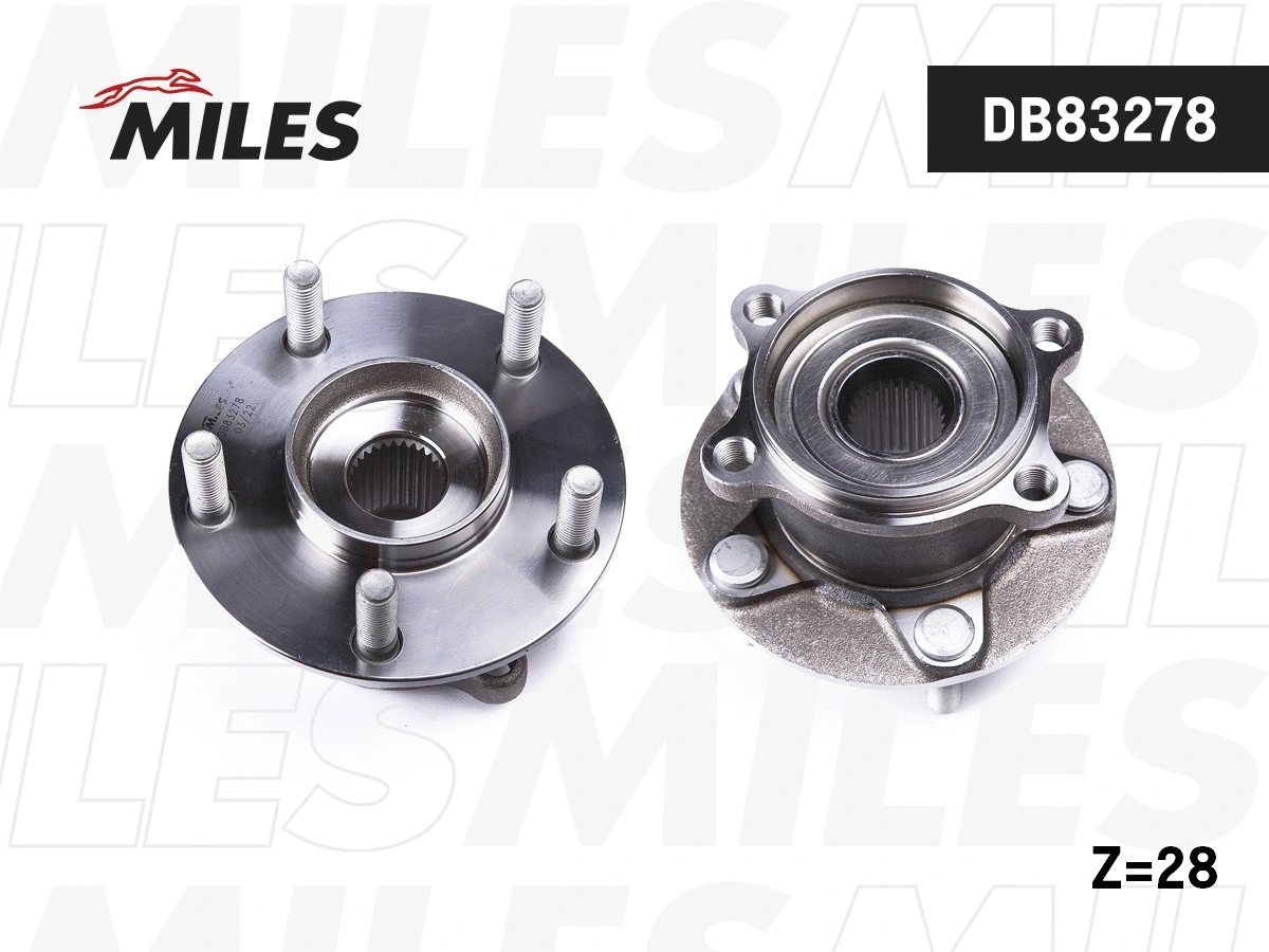 Kit de roulements de roue MILES DB83278