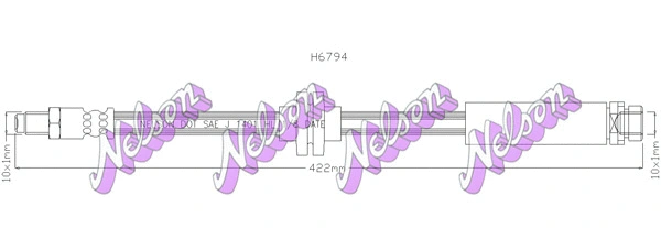 Flexible de frein BROVEX-NELSON H6794