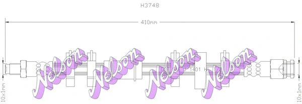Flexible de frein KAWE H3748
