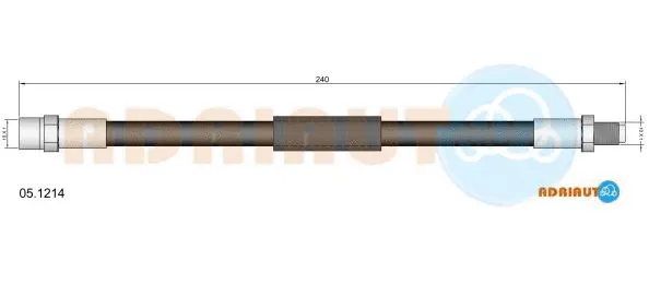 Flexible de frein ADRIAUTO 05.1214