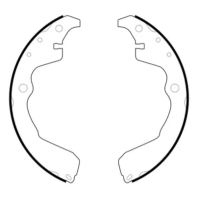 Jeu de mâchoires de frein FIT FT1529