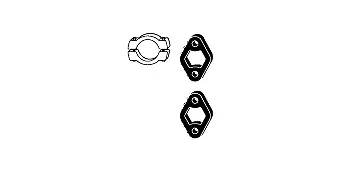 Kit d'assemblage, système d'échappement HJS 82 22 4603