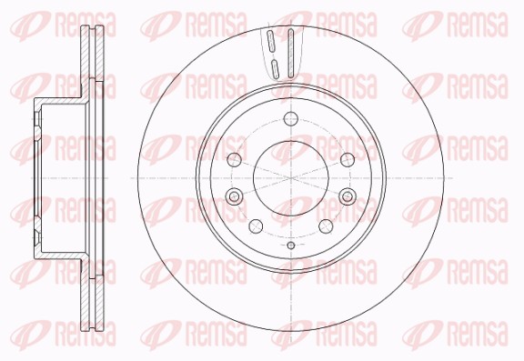 Disque de frein REMSA 62007.10