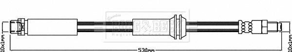 Flexible de frein BORG & BECK BBH8333