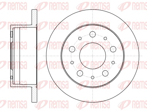 Disque de frein REMSA 61056.00