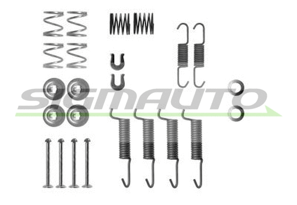 Kit d'accessoires, mâchoire de frein SIGMAUTO SK0016