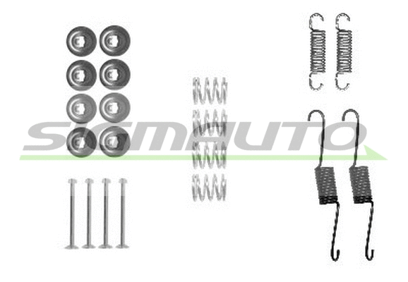 Kit d'accessoires, mâchoire de frein SIGMAUTO SK0031