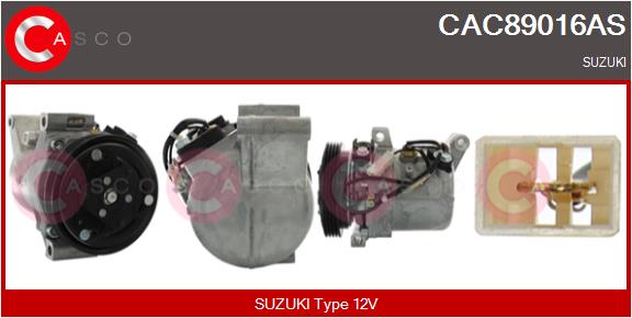 Compresseur, climatisation CASCO CAC89016AS
