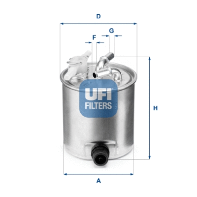 Filtre à carburant UFI 55.392.00