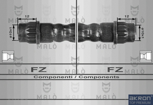 Flexible de frein AKRON-MALÒ 8944